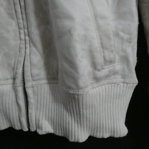 AMERICAN EAGLE - Eagle Fleece | medium | Floral Zip-Up Hooded Sweatshirt Jacket - Picture 9 of 16